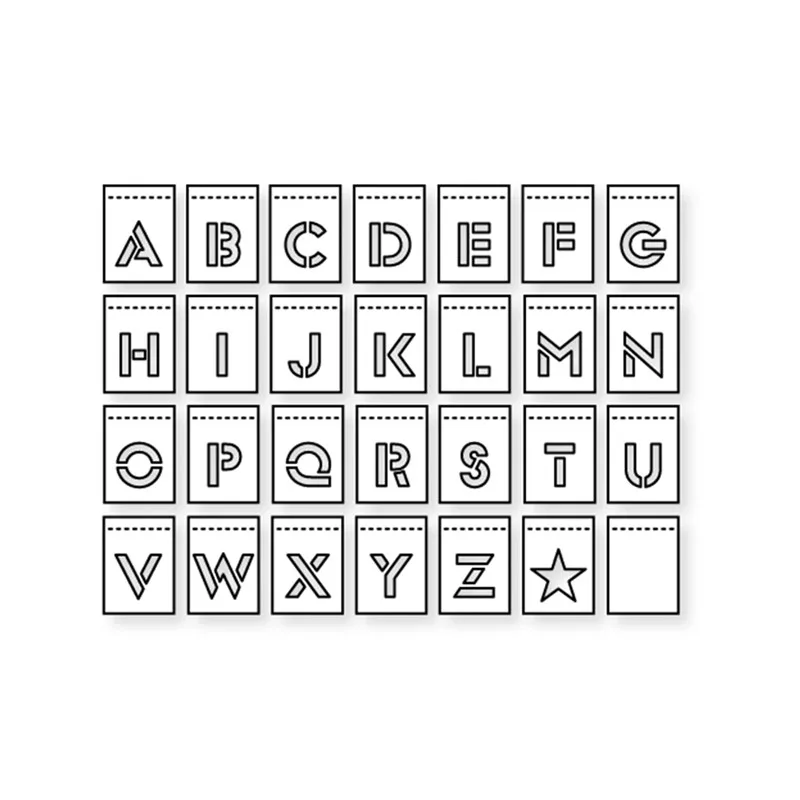 

DiyArts Lphabet Letters Dies Metal Cutting Dies for Dies Scrapbooking New Cutting Dies 2019 DIY Card Album Embossing Craft Decor