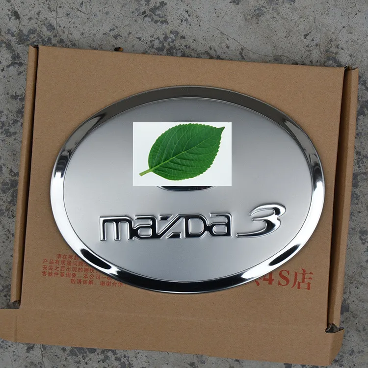 

Stainless Steel Fuel Cap Tank Cover 1PC/SET Car Covers External Automobile Parts For 2006-2012 Mazda 3