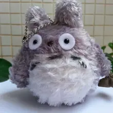 10 шт./партия, аниме Мой сосед Тоторо плюшевые мягкие с наполнением, мини-фигурка, Pedant, рюкзак цепочка для ключей для сумки, Ke Ring Toy Doll 10 см/4''