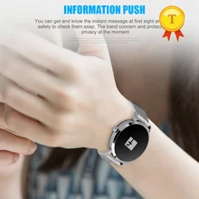 Горячая распродажа! браслет Интеллектуальный сердечного ритма Приборы для измерения артериального давления мониторинга браслет вибрационный Нержавеющая сталь Бизнес Smart Band