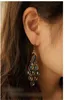 crystal earrings long vintage peacock eardrop ethnic earrings for women 2016  animal trendy Fine jewelry christmas ► Photo 2/5