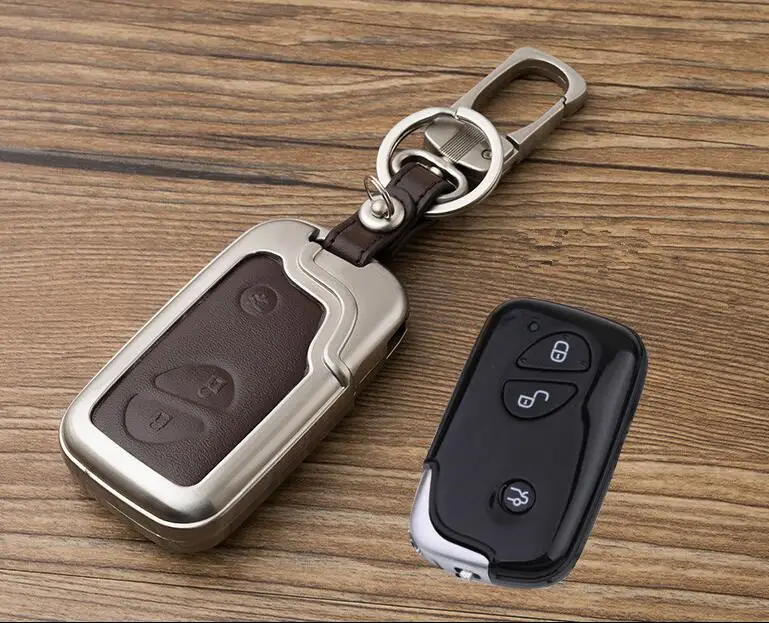 

Zinc alloy+Leather Car Styling Key Cover Case For Lexus RX IS ES NX GS GX LX 300 330 350 200 250 270 470 460 570 400 450H CT200H