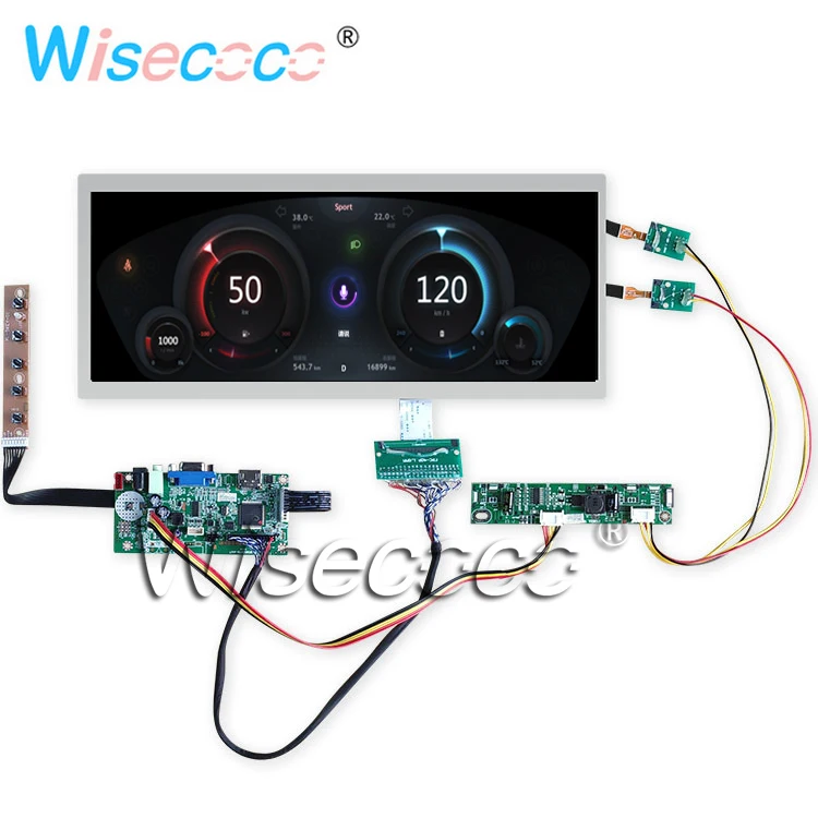 Модуль C123HAN01.1 сверхширокое разрешение экрана 12 3*1920 с VGA LVDS для прибора