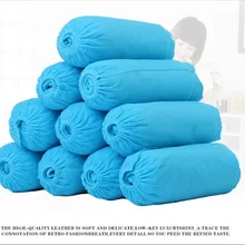 Новое поступление 100 шт толстые эластичные одноразовые нетканые тканевые защитные Бахилы противоскользящие ковровые чистящие покрытия