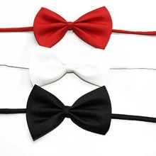Для маленьких мальчиков детская игрушка для детей дошкольного с перекрестной шнуровкой вечерние свадебные бабочка к смокингу Галстуки Галстук-бабочка красный черный, белый цвет можно выбрать