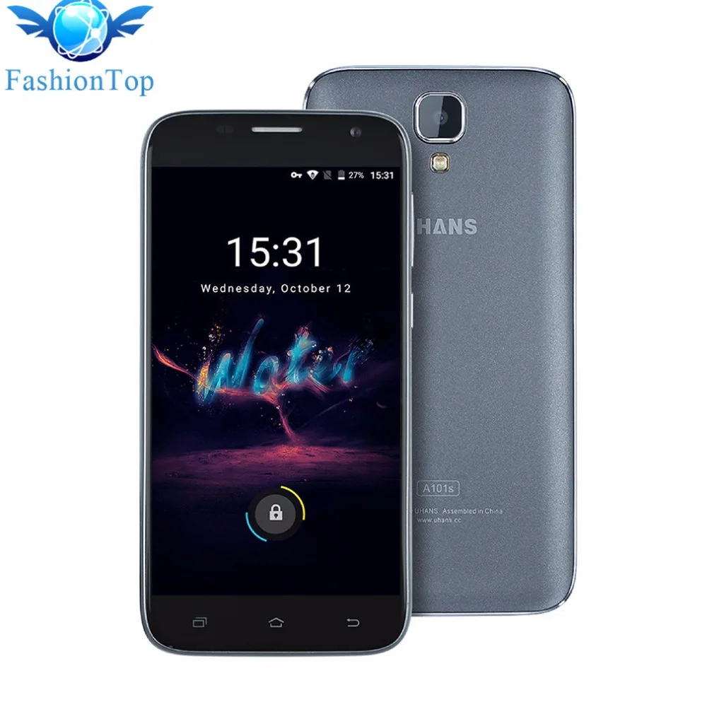 Original Uhans A101S Mobile Phone Android 6 0 5 inch MTK6580 Quad Core Smartphone 2GB 16GB