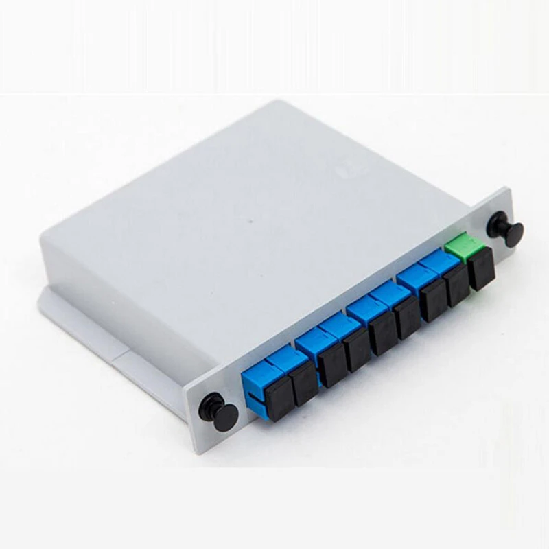 10 шт./пакет SC APC PLC 1X8 распределитель волоконно оптического волокна FTTH разделитель