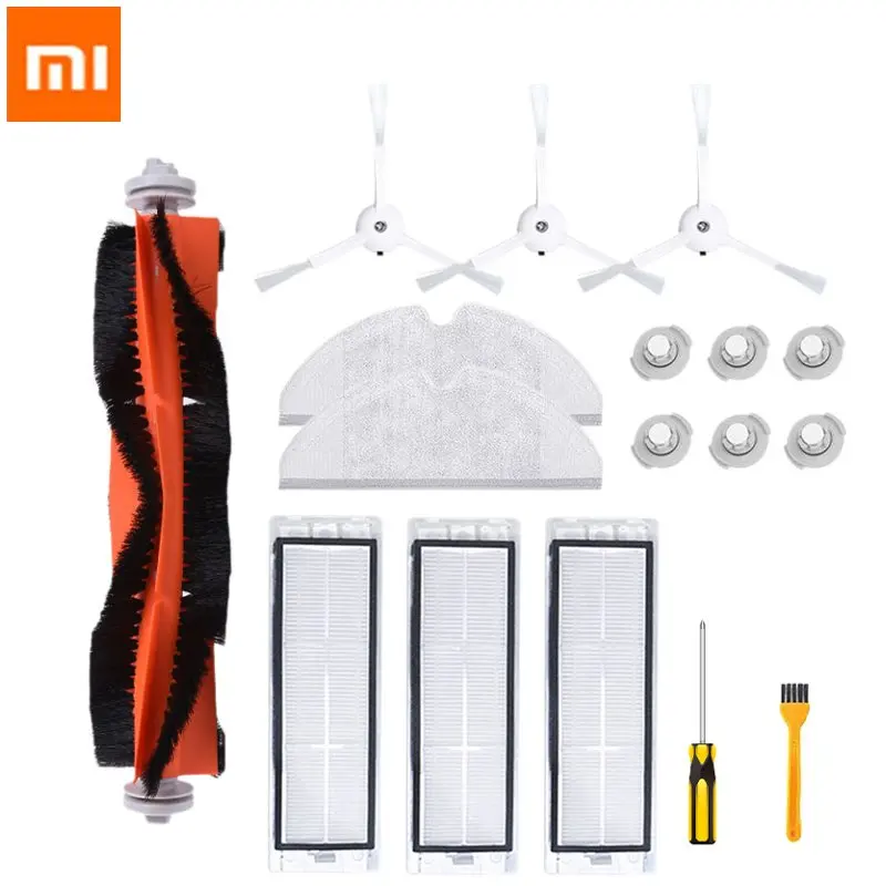 

XIAOMI 17cs Robot Vacuum Cleaner Replacement Accessories Main Brush Side Brush Filter Mop Cloth Comb Screw Water Tank Filter