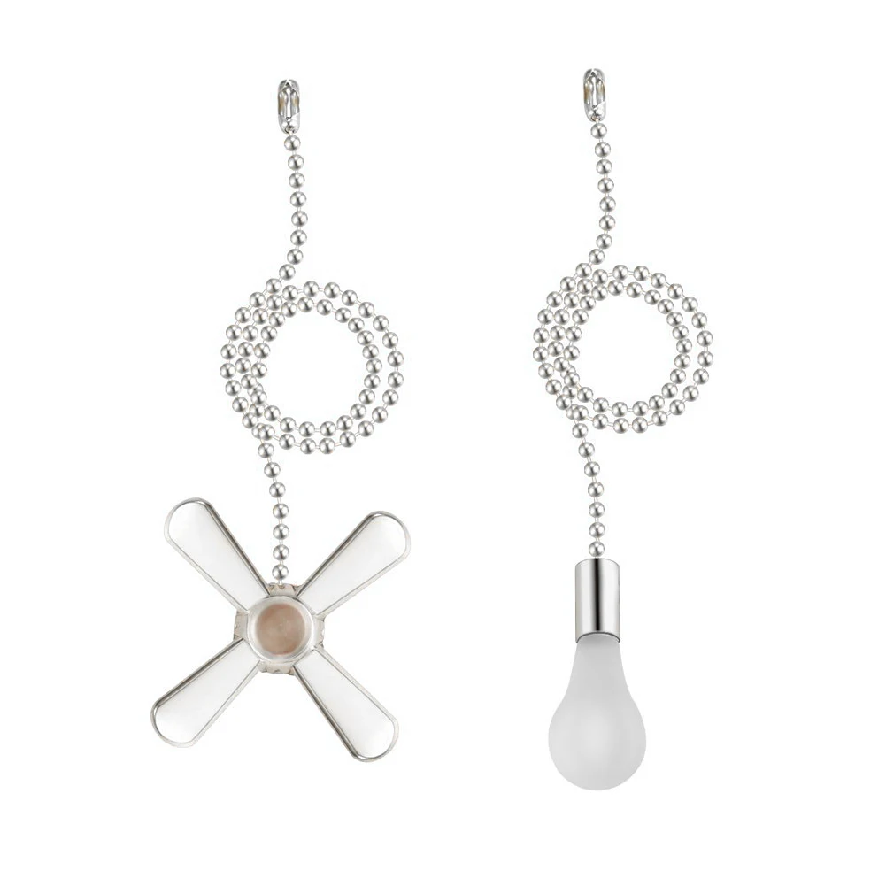 

Accessories Home Pendant Beaded Ball Light Bulb Ceiling Fan Durable Pull Chain With Connector Styling Easy Install Practical