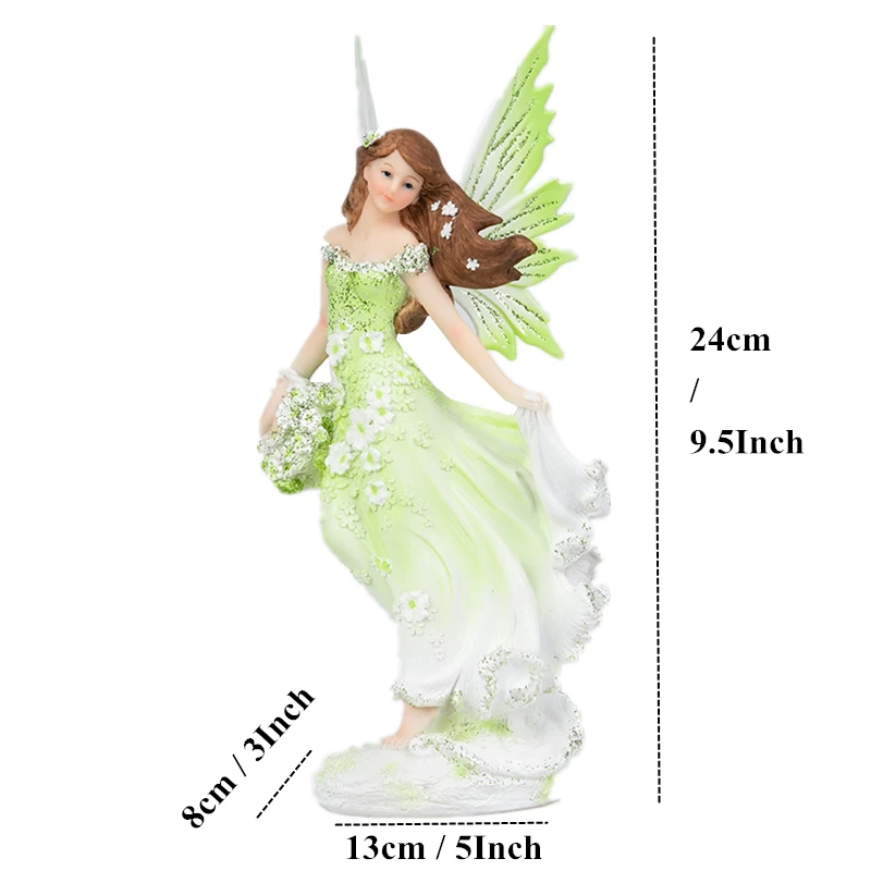 VILEAD 7 видов стилей смола единорог Рог фея ангел статуэтки милая девушка цветок фея статуя домашний декор креативный подарок Сказочный Сад
