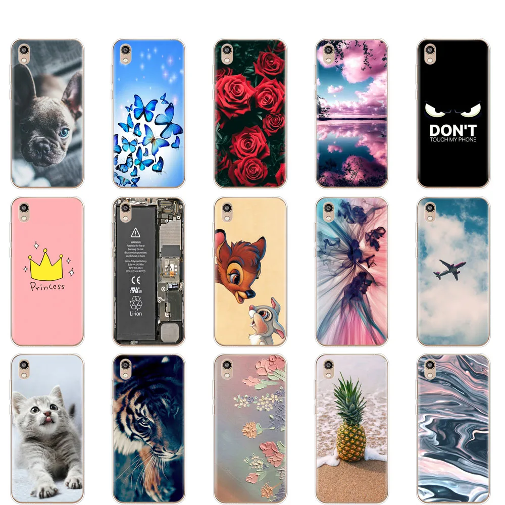 

case fot Honor 8S Case cover Soft TPU Phone housing on For Huawei Honor 8S KSE-LX9 Honor8S 8 S Cover 5.71'' coque bumper cute