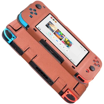 

For Japan Nintend Nintendo Switch 2017 6.2" gaming console Special Bag Lichee Style Luxury Litchi PU Leather Case Cover