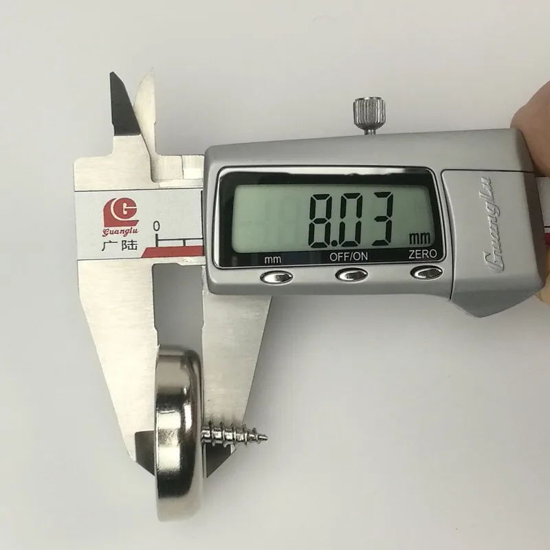 4 шт. D32mm мощный неодимовый магнит в форме чашки потайной Монтажный винт с