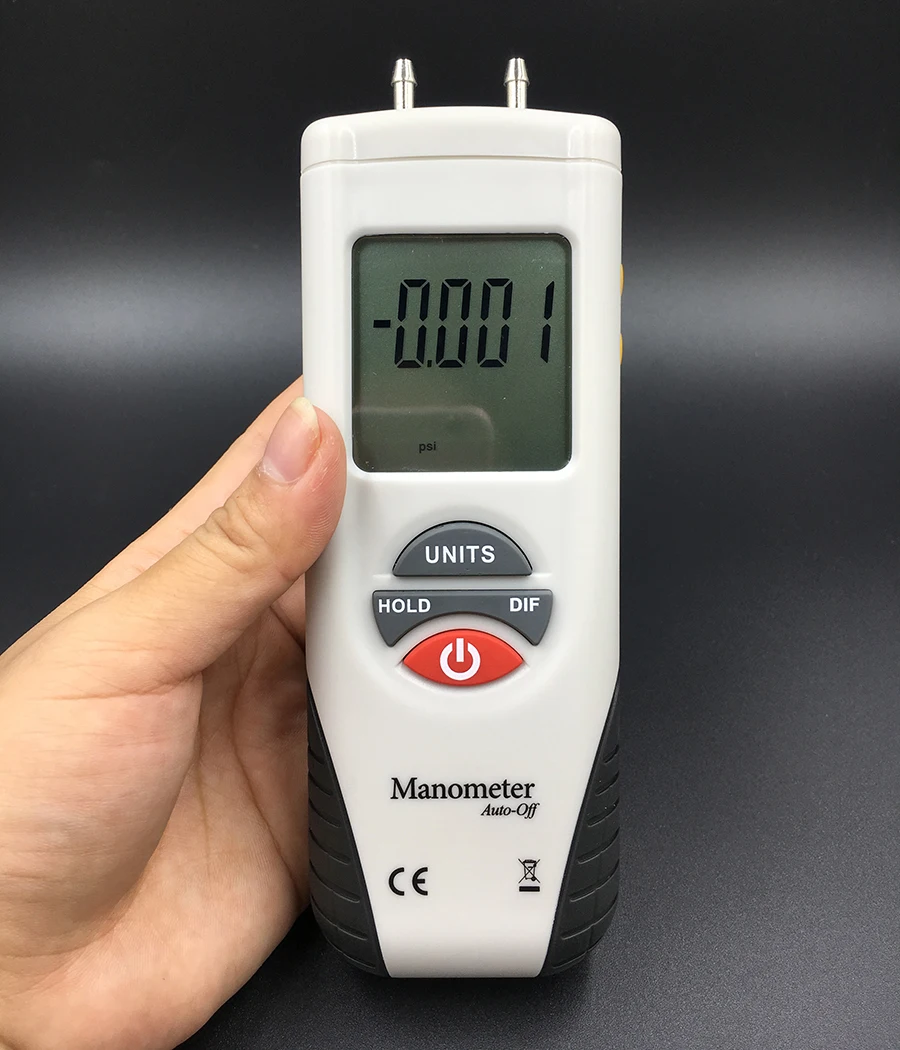 HT-1890 Digital Manometer Air Pressure Meter air pressure Differential Gauge High performance LCD 55H2O to +55H2O Data Hold HT-1890 Digital Manometer Air Pressure Meter air pressure Differential Gauge High performance LCD 55H2O to +55H2O Data Hold