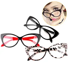 Брендовые современные элегантные очки в форме кошачьих глаз, оправа для женщин, ацетатные оптические оправы, Ретро Пластиковые простые очки, 5 цветов