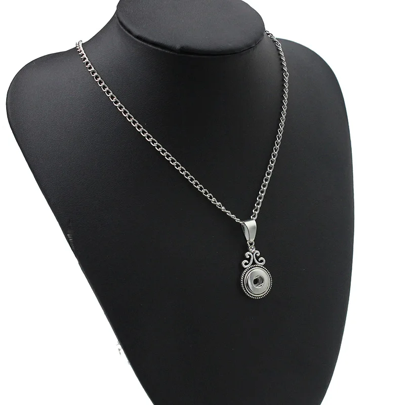Новое украшение с защелкой кристалл кулон ожерелье 12 мм бусы на застежках женские богемные защелки цепи ожерелье s