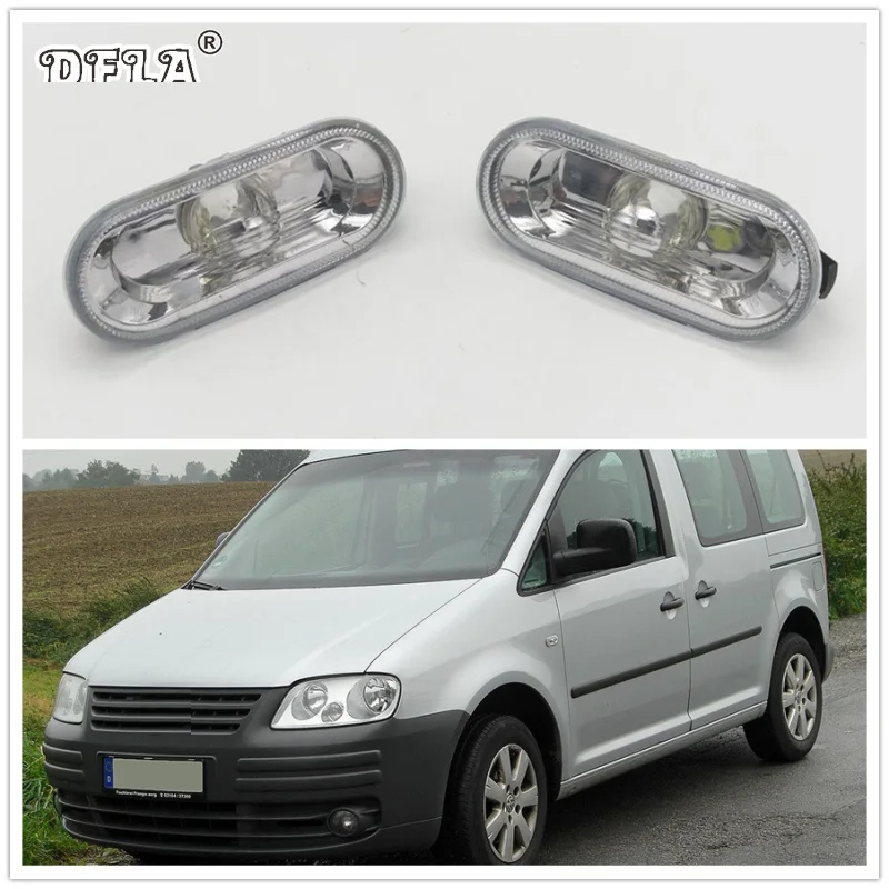 

2pcs For VW Caddy 2004 2005 2006 2007 2008 Car-Styling Side Marker Turn Signal Light Lamp Repeater
