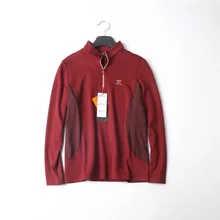 Осенняя уличная флисовая сохраняющая тепло Спортивная функция футболка быстросохнущая дышащая одежда без подкладки пуловер