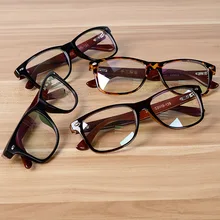 Корейские очки, оправа, прозрачные линзы, оптические оправы, винтажные очки, деревянные бамбуковые коричневые леопардовые оправа для очков, женские и мужские