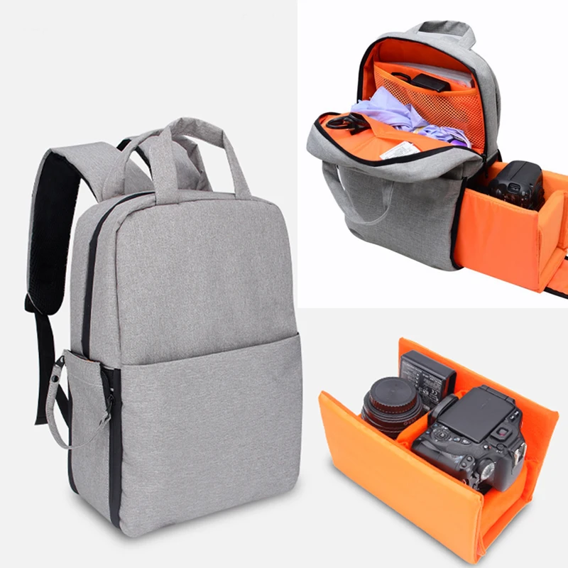 

DSLR Camera Bag Shockproof Video Bag Backpack Shoulder Bag for Nikon Canon Pentax Sony Fuji Fujifilm Olympus with Rain Cover