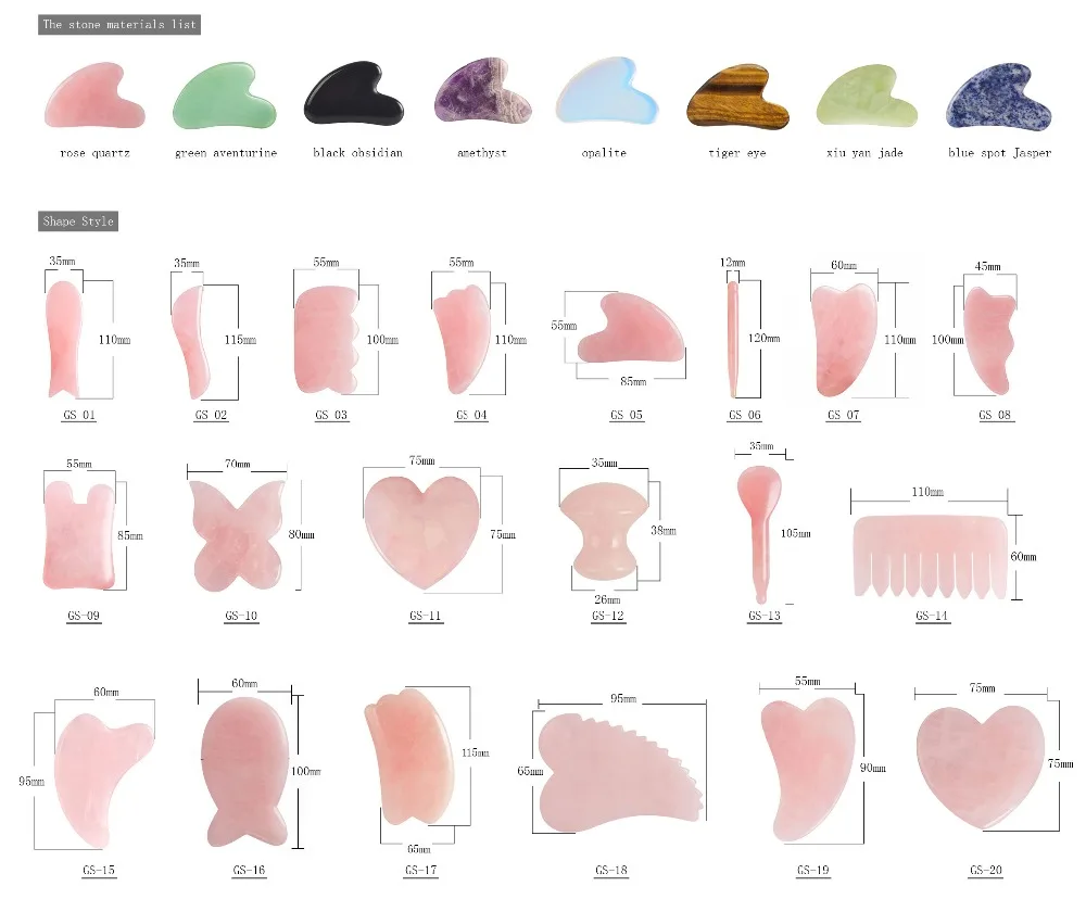 Нефритовая доска Gua Sha для лица, черный обсидиан, массажные инструменты, точечные точки, акупресса для спины, лифтинг для лица, спа-массажер, красота, уход за кожей