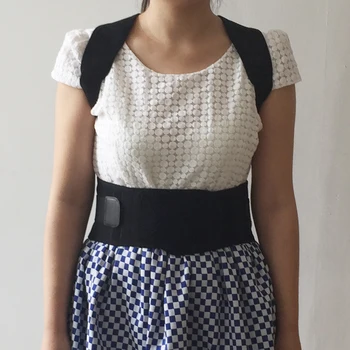 

Adult Unisex Neoprene Corset Adjustable Back Brace Support Orthopedic Posture Corrector Back Support Belts for Men Women