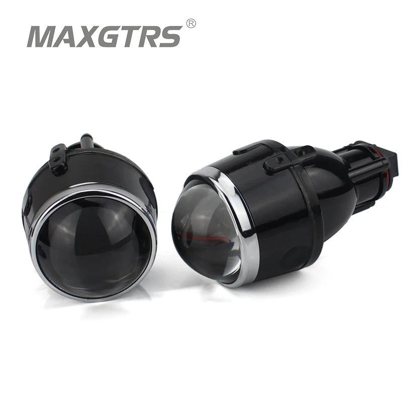 

2x Universal Car Accessories Wholesale 12V 35W HID Fog Light Projector Lens High Clear 2.5 3.0 Inch H11 Bulbs Foglamp Dedicated