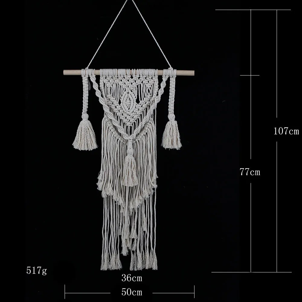 

Wall Hanging Hand Woven Boho Interior Tapestry Bedroom Wall Decor Nursery Room Bohemian Art Wedding Party Decor
