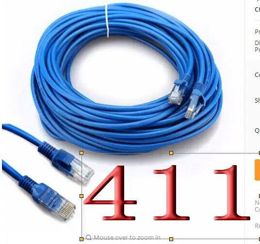 

B411 Ethernet Cable High Speed RJ45 Network LAN Cable Router Computer Cable for Computer Router NEW