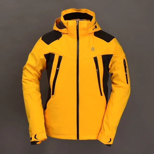 2015 Winter Brand Yellow Snowboard Jacket Softshell Jacket Men