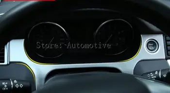 

For Land Rover Discovery Sport Car Dashboard Decoration Cover Trim ABS Chrome dark wood grain Sticker Accessories For LHD 2015+