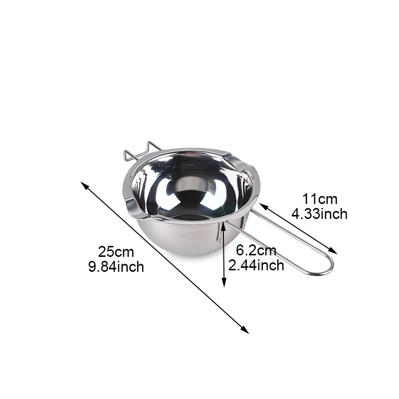 Нержавеющая сталь шоколадный плавильный горшок двойной котел для плавления масла конфеты свеча изготовление многоцелевой ручной работы мыло инструменты