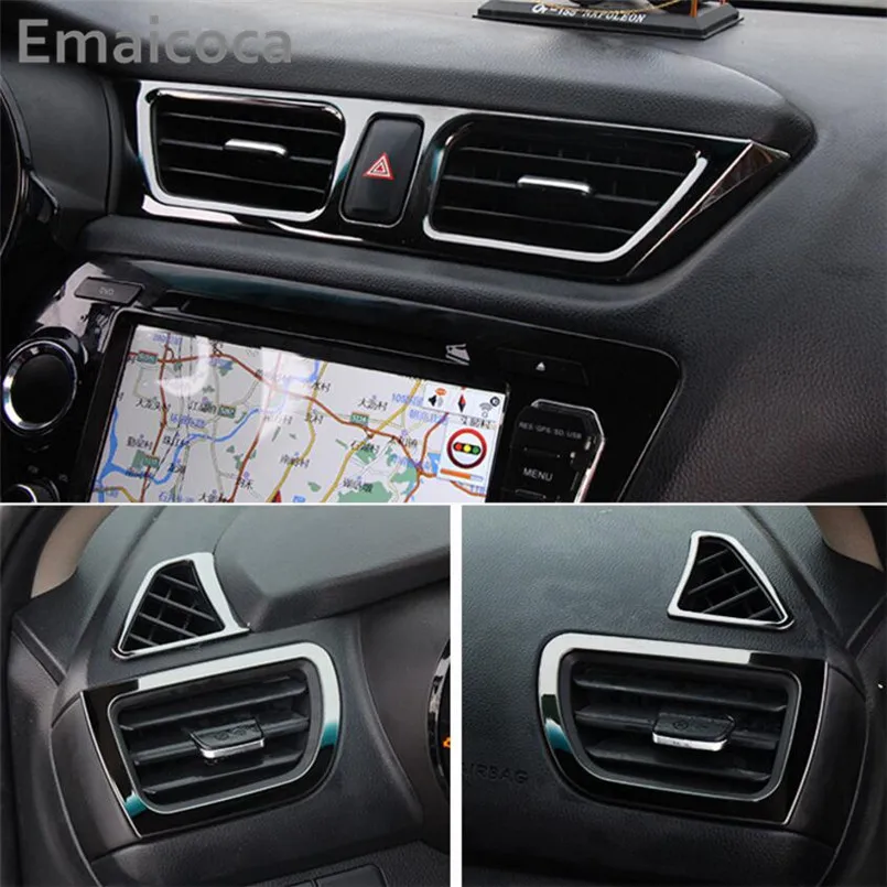 

Emaicoca Car-styling car-styling Outlet decoration frame sticker Case For Kia K2 Rio 2011-2016 auto accessories free shipping