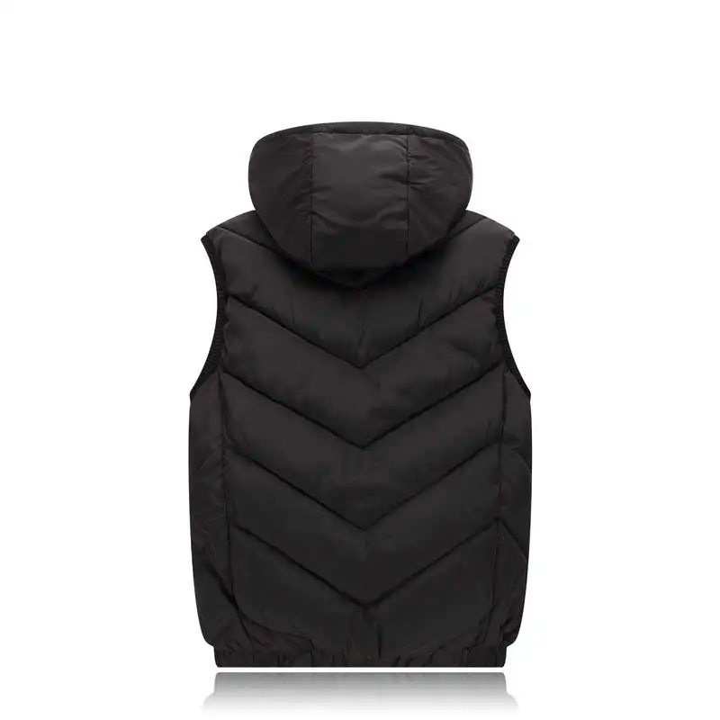 men Hooded down cotton vest Autumn Winter Vest Men Plus size 8XL Both Side Wear Thicken Warm cotton-padded waistcoat male vest men Hooded down cotton vest Autumn Winter Vest Men Plus size 8XL Both Side Wear Thicken Warm cotton-padded waistcoat male vest