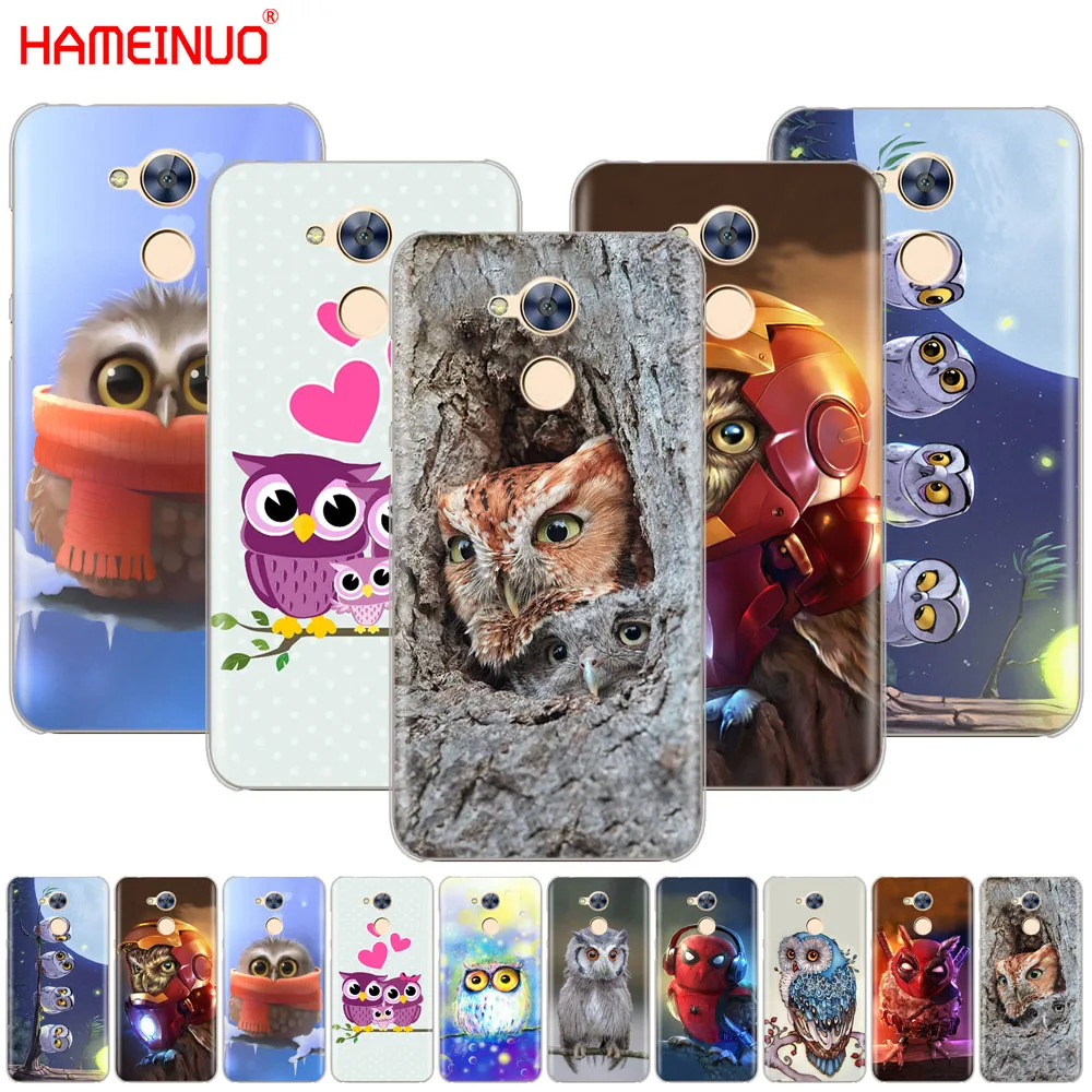 Чехол для телефона HAMEINUO милый мультяшный чехол с совами Huawei Honor 10 V10 4A 5A 6A 7A 6C 6X 7X 8 9