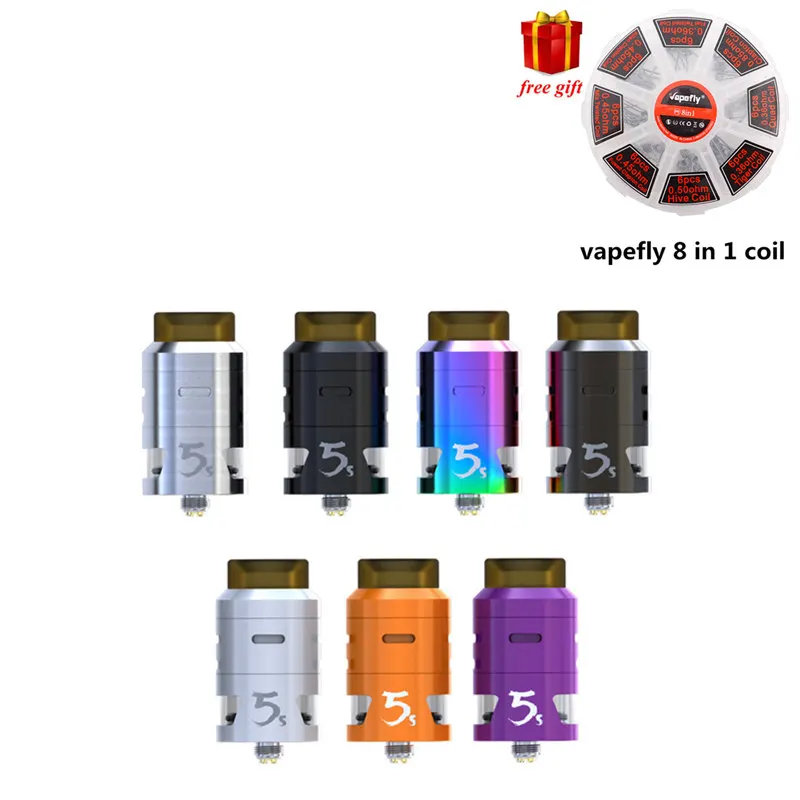 Free gift Original IJOY RDTA 5S Tank Atomizer 2 6ml Top Fill Aiflow for Captain PD270