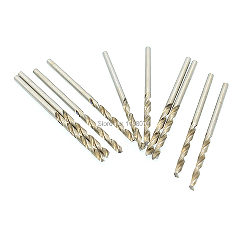 10pcs Micro Twist Drill Bits 2.5mm Mini Hss Twist Micro Drill Bits