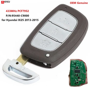 

Keyecu OEM Genuine Smart Remote Key Fob 3 Button 433MHz PCF7952 Chip for Hyundai IX25 2013 2014 2015 Year