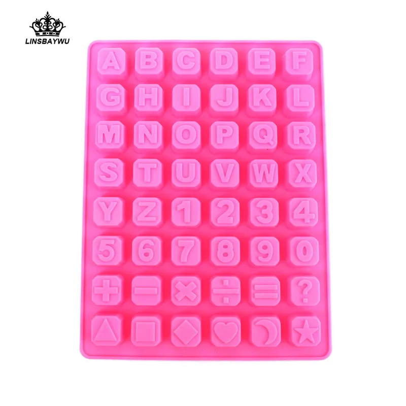 

Silicone Cake Mold 26 Letter English Alphabet Number DIY Chocolate Mold Soft Mould Ice Cube Tray Mold BPA Free