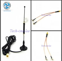 10dBi 4G Antenna SMA Plug 696-960MHz / 1710-2690MHz Long Range RG174 3M+ SMA Female to Y type 2 X TS9 Male RG316 Cable 15cm