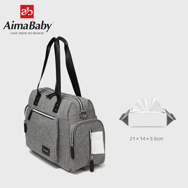 Luiertas Baby Stroller Nappy Diaper Mummy Maternity Tote Bag Organizer Mom+Changing Pad+Wet bag++St