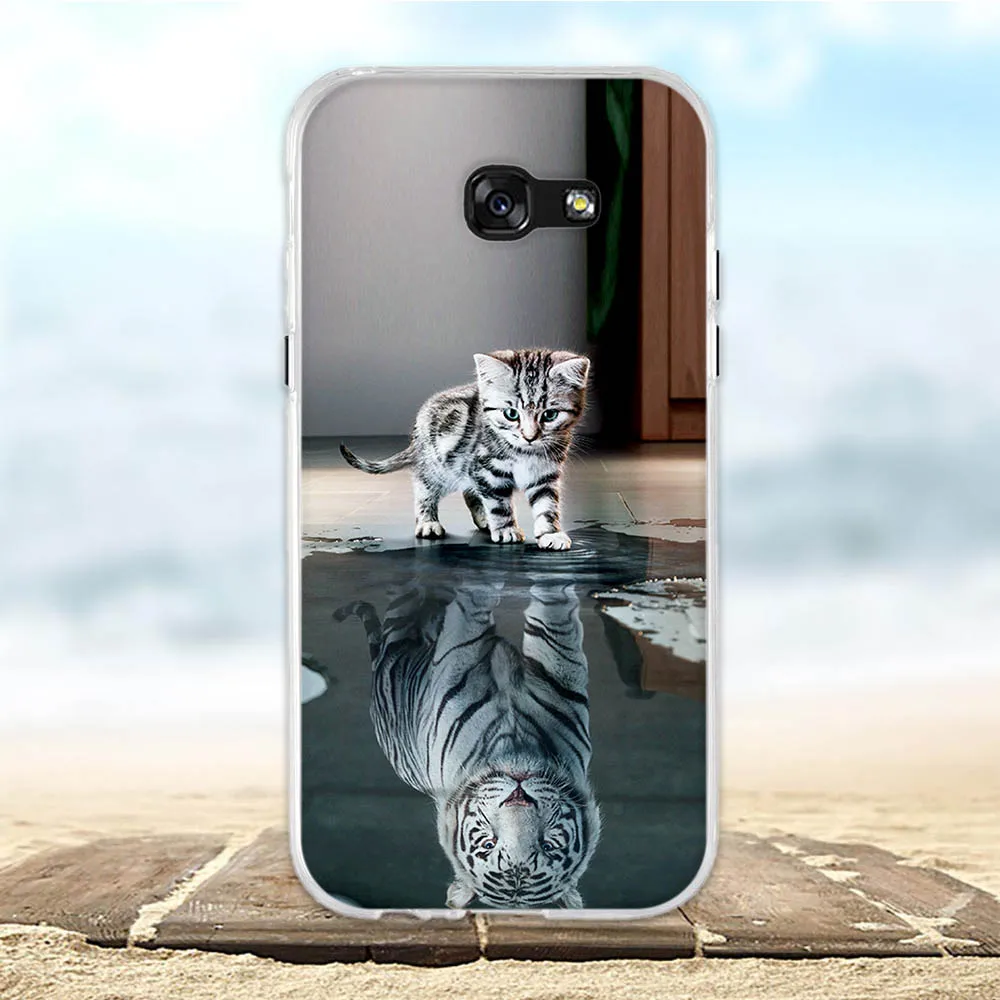 Для samsung Galaxy A3 Чехол Мягкий ТПУ силиконовый для samsung Galaxy A5 чехол с животным узором для samsung A3 A5 Funda - Цвет: 32