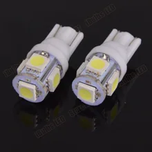 100 шт.; ; детское нижнее белье T10 5 5050 5SMD 5 SMD светодиодный 5 светодиодный 194 168 белый авто боковые светильник ing лампа W5W светильник лампы AC/DC 12V 24V