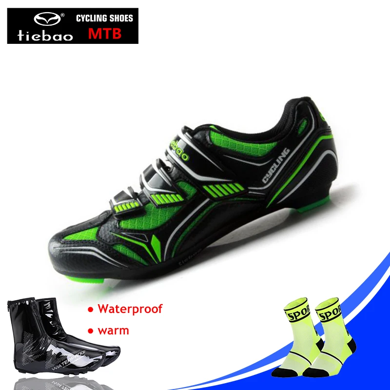 

TIEBAO cycling shoes men sneakers zapatillas deportivas mujer sapatilha ciclismo Road Bike Shoes Racing Bicycle cover for shoes