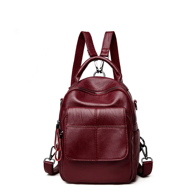 

Fashion Backpack Women Genuine Leather Female Backpacks Teenage School Bags Ladies Travel Rucksack Shoulder Bag Women