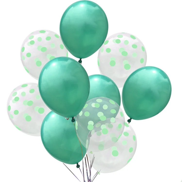 Yoeriwoo 10 шт. латексные шары в горошек воздушные шарики в горошек с днем рождения украшения для вечеринки дети ребенок душ мальчик балоны Свадебные сувениры - Цвет: Balloon Set 1