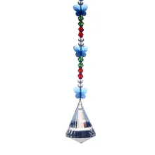 38 мм конический кулон люстра Висячие Части призмы-Кристаллы 10 шт./компл. Suncatche автомобиль подвесной Декор свадебные аксессуары