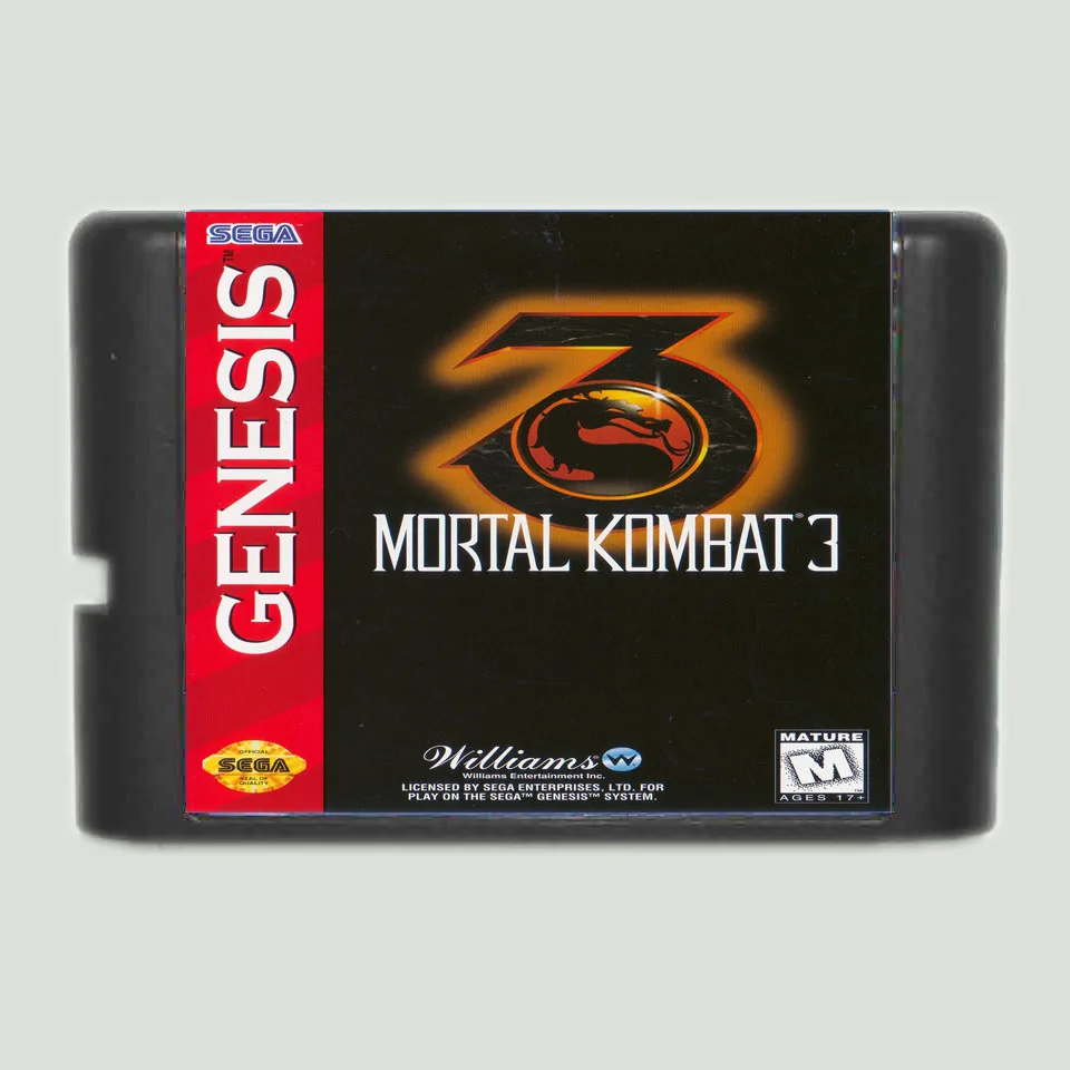 Mmoral Kombat 3 16 бит MD игровая карта для sega Mega Drive для Genesis