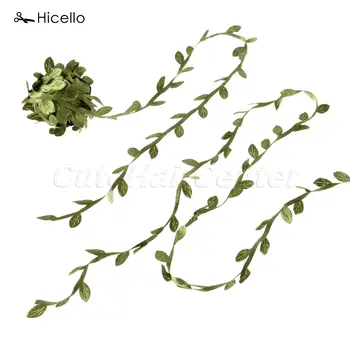 

Hicello Green Wreath Leaves Vine Rattan DIY Craft Flower Garland Wedding Party Home Decor DIY Decoration Materials 10M