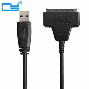 

10cm 5Gbps Super speed USB 3.0 to Micro SATA 7+9 16 Pin 1.8" Hard disk driver SSD Adapter Cable